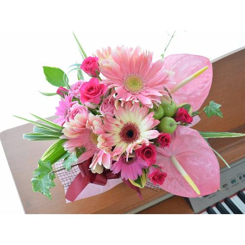 �L���[�g�ȃA�����W�����g�@PinkJewelry�@(�K�[�x���̃t�����[�A�����W�����g�j�@�s���N�n�@�a�����A�����L�O���A���j���A���\��A�R���T�[�g�A���C�u2