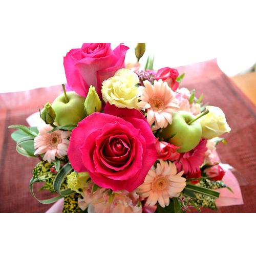 �L���[�g�ȃA�����W�@LoveSong�@�i�o���̃t�����[�A�����W�����g�j�s���N�n�@�a�����A�����L�O���A��j���A�h�V�̓�3