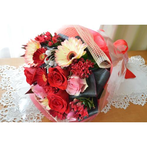 ��l�̃u�[�P�@Rich�@Red �i�o���̉ԑ��j�Ԍn�@�a�����A�����L�O���A���j���A�����}�i���ʁA���}�j�A�ސE�j���A���\��4