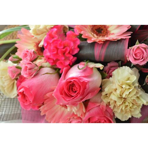 �L���[�g�ȃu�[�P�@CrystalRed�@�i�o���ƃK�[�x���̉ԑ��j�@�s���N�n�@�a�����E�����L�O���E���ʁE���j���E���\��4