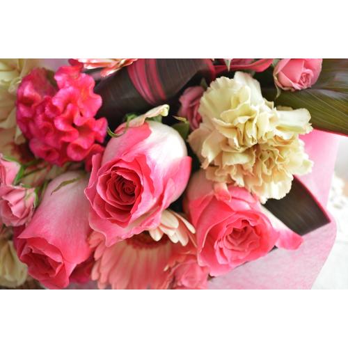 �L���[�g�ȃu�[�P�@CrystalRed�@�i�o���ƃK�[�x���̉ԑ��j�@�s���N�n�@�a�����E�����L�O���E���ʁE���j���E���\��5