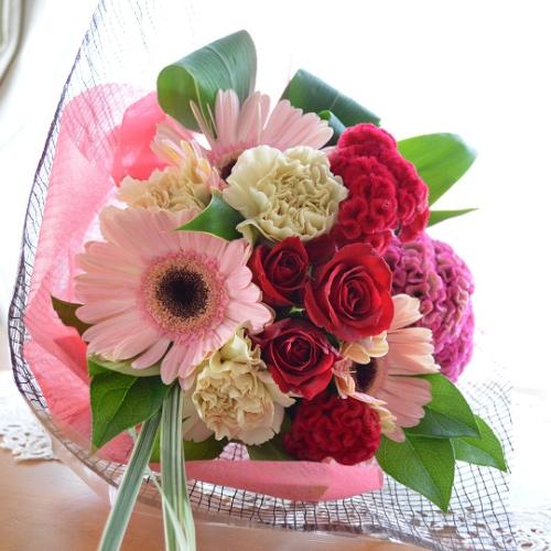 �L���[�g�ȃu�[�P�@AngelRing�@�i�K�[�x���ƃo���̉ԑ��j�s���N�n�@�a�����A�����L�O���A���j���A�����}�i���ʁA���}�j�A�ސE�j���A���\��