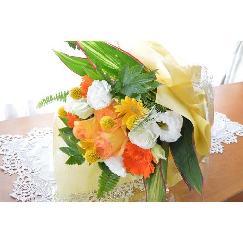 �L���[�g�ȃu�[�P�@AngelHarp�@(�o���ƃK�[�x���̉ԑ��j�C�G���[�i���F�j�I�����W�n�@�a�����A�����L�O���A���j���A�����}�i���ʁA���}�j�A�ސE�j���A���\��2