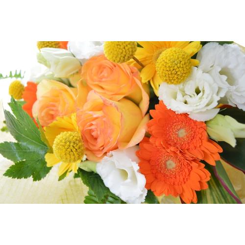 �L���[�g�ȃu�[�P�@AngelHarp�@(�o���ƃK�[�x���̉ԑ��j�C�G���[�i���F�j�I�����W�n�@�a�����A�����L�O���A���j���A�����}�i���ʁA���}�j�A�ސE�j���A���\��4