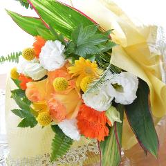 �L���[�g�ȃu�[�P�@AngelHarp�@(�o���ƃK�[�x���̉ԑ��j�C�G���[�i���F�j�I�����W�n�@�a�����A�����L�O���A���j���A�����}�i���ʁA���}�j�A�ސE�j���A���\��