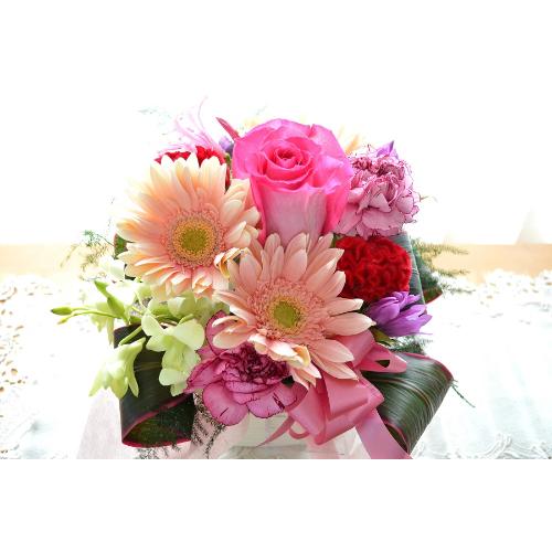 �L���[�g�ȃA�����W�@PinkSky�@�i�o���ƃK�[�x���̃t�����[�A�����W�����g�j�s���N�n�@�a�����A�����L�O���A���j���A�h�V�̓�2