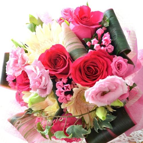 ��l�̃u�[�P�@DropPink�@�i�o���ƃK�[�x���̉ԑ��j�s���N�n�@�a�����A�����L�O���A���j���A���ʁA���\��A�h�V�̓�