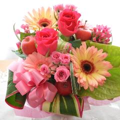 �L���[�g�ȃA�����W�@PinkRibbon�@(�o���ƃK�[�x���̃t�����[�A�����W�����g�j�@�s���N�n�@�a�����A�����L�O���A���j���A���\��A�R���T�[�g�A���C�u
