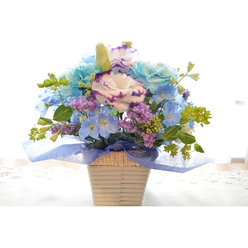 �L���[�g�ȃA�����W�@BluePurple�@�i�J�[�l�[�V�����ƃg���R�L�L���E�̃t�����[�A�����W�����g�j�u���[�n�@�a�����A�����L�O���A���j��4