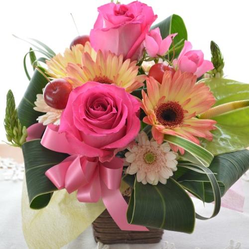 �L���[�g�ȃA�����W�����g�@PinkTea�@(�o���ƃK�[�x���̃t�����[�A�����W�����g�j�@�s���N�n�@�a�����A�����L�O���A���j���A���\��A�R���T�[�g�A���C�u