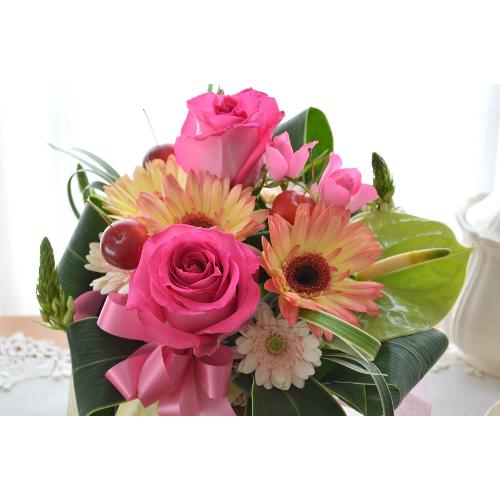 �L���[�g�ȃA�����W�����g�@PinkTea�@(�o���ƃK�[�x���̃t�����[�A�����W�����g�j�@�s���N�n�@�a�����A�����L�O���A���j���A���\��A�R���T�[�g�A���C�u4