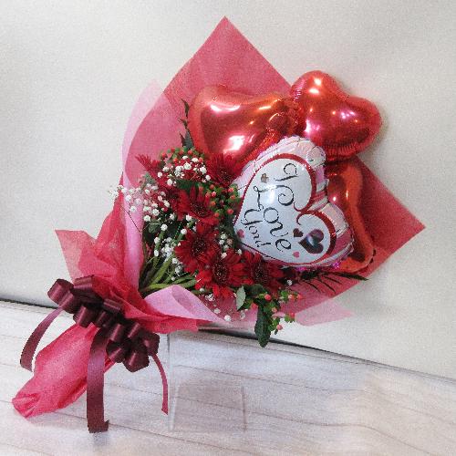 �ԐF�K�[�x���̃o���[���u�[�P�u�N�A�h���v�� �n�[�g/Quadruple Heart�vI LOVE YOU4