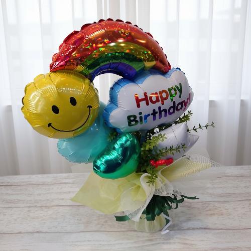 HappyBirthday!!�I�X�X�������o���[���u�[�P(�O���[��)3