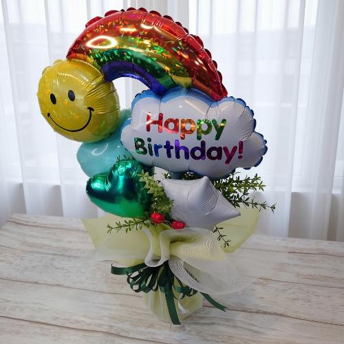 HappyBirthday!!�I�X�X�������o���[���u�[�P(�O���[��)4