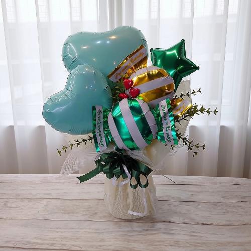�L���[�g�ȃL�����f�B�o���[�������u�[�P(�O���[���J���[)