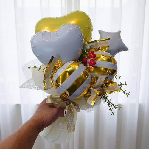 �L���[�g�ȃL�����f�B�o���[�������u�[�P(�S�[���h)6