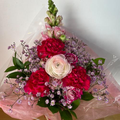 �s���N�Ɣ��̉������͋C�̃A�����W�����g3