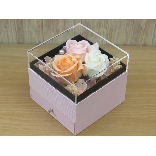 �N���A�W���G���[BOX �t���O�����X�t�����[PINK3