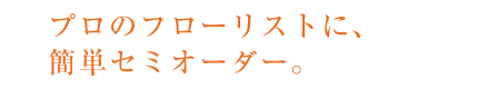 �v���̃t���[���X�g�ɁA�ȒP�Z�~�I�[�_�[�B